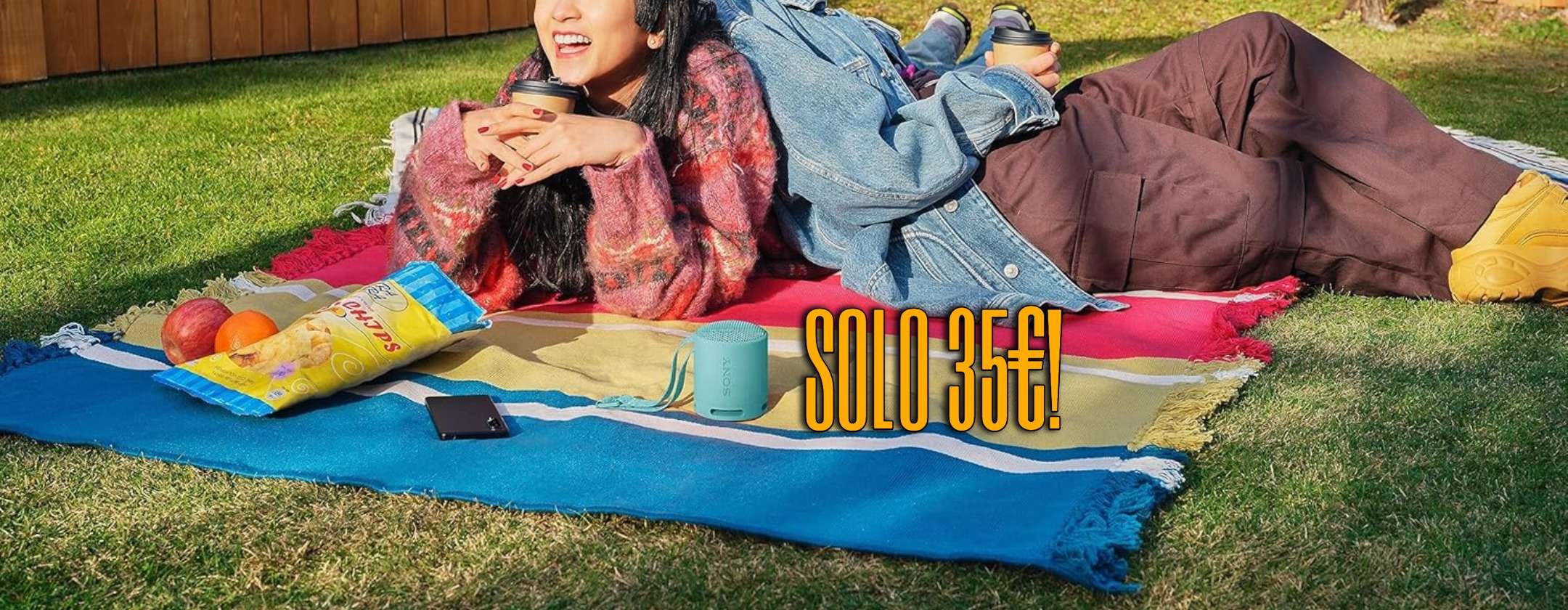 Cassa Portatile Sony SRS-XB100: compatta e potente a soli 35€ su Amazon