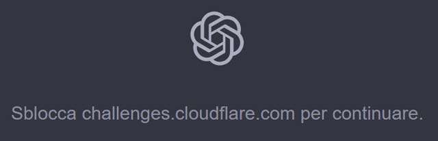 ChatGPT è ancora down a causa di Cloudflare