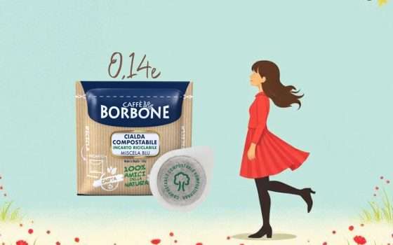 Cialde Caffè Borbone ESE Miscela Blu a prezzo croccante (0,14€)