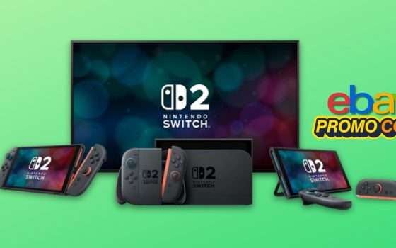 Nintendo Switch 2 + Mario Kart World a 454€ con il codice su eBay