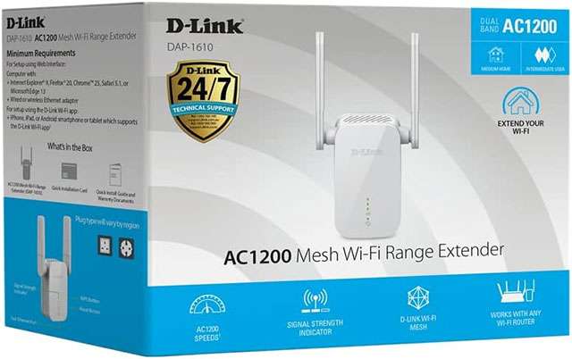 La confezione di D-Link DAP-1610