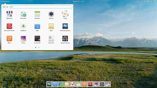 L'interfaccia di elementary OS