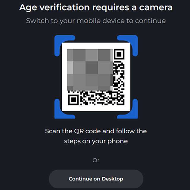 Il codice QR per la verifica dell'età con Emblem