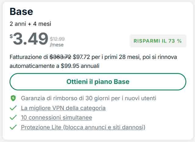 L'offerta di ExpressVPN