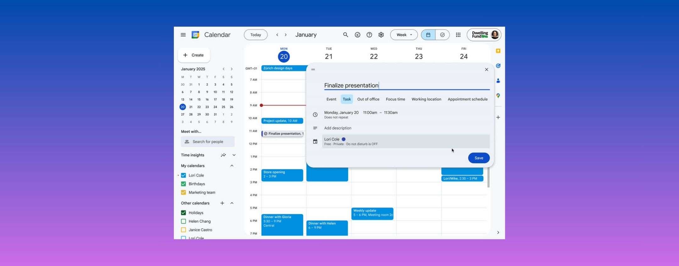 Nuove funzioni per le Attivit di Google Calendar