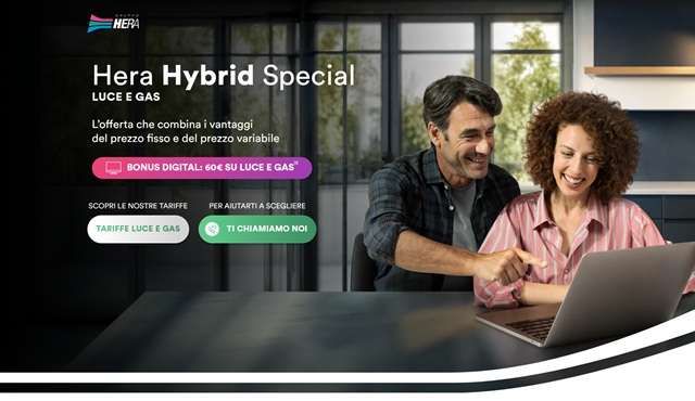 hera hybrid special luce e gas bonus digital