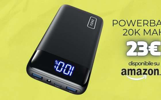 Powerbank slim e con 4 ricariche al suo interno: a soli 22€ è affare