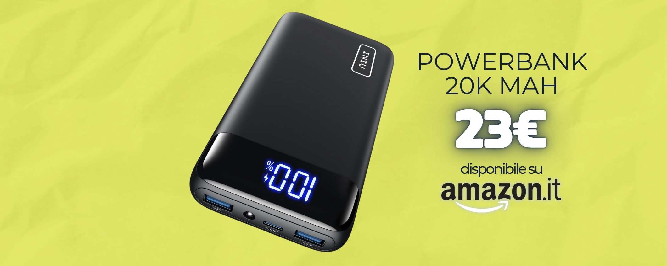 Powerbank slim e con 4 ricariche al suo interno: a soli 22€ è affare