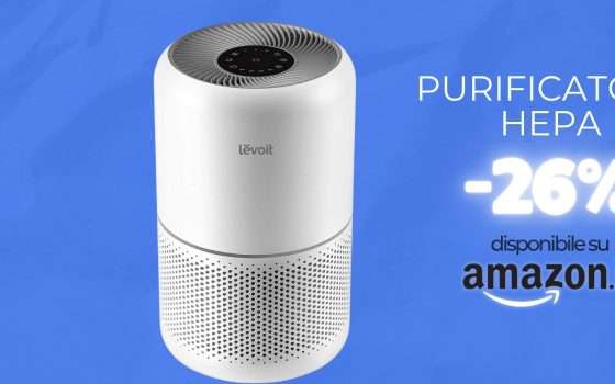 Purificatore Levoit con filtro HEPA: aria pulita e sana in casa (88€)