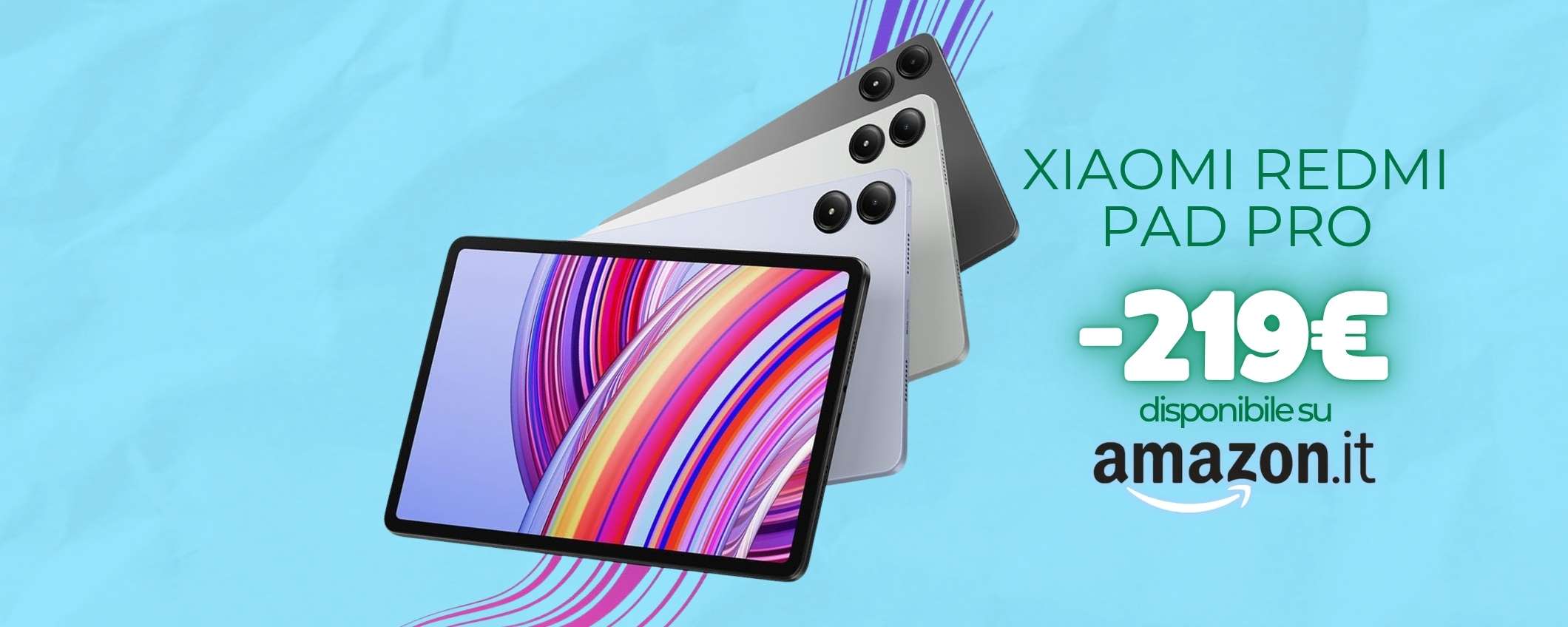 Xiaomi Redmi Pad Pro è il tablet definitivo: display 12,1″ e 256GB