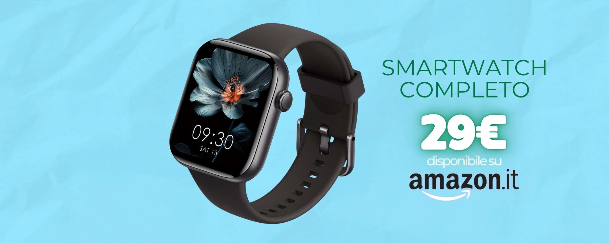 Questo Smartwatch è un gioiello da polso: chiamate Bluetooth a 29€