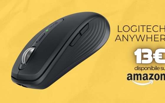 Logitech MX Anywhere 3S una scheggia sul desktop, sconto del 48%