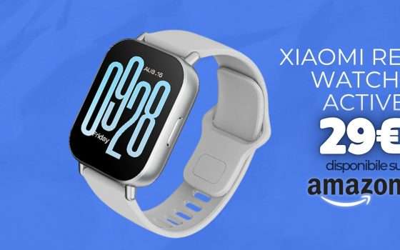Xiaomi Redmi Watch 5 Active è un computer da polso, tuo a prezzo folle