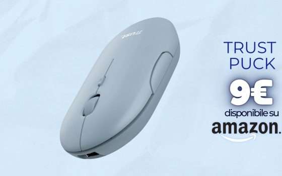 Trust Puck è il mouse wireless tuo a neanche 10€, Bluetooth o 2.4 GHz