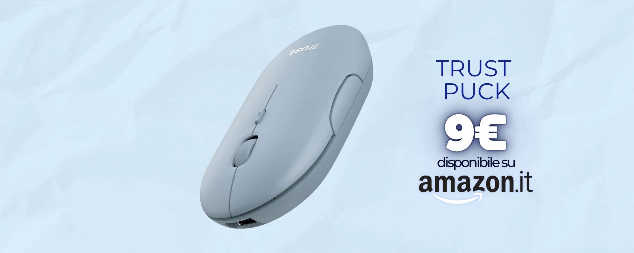 Trust Puck è il mouse wireless tuo a neanche 10€, Bluetooth o 2.4 GHz
