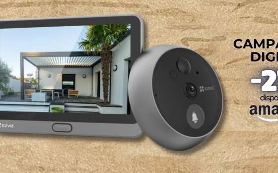 Lo spioncino diventa smart con EZVIZ Campanello Digitale, forte sconto