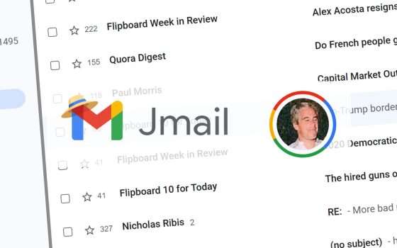 Jmail è il sito che replica Gmail per leggere le email di Epstein