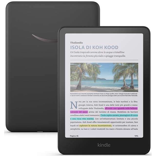 Il design di Kindle Colorsoft