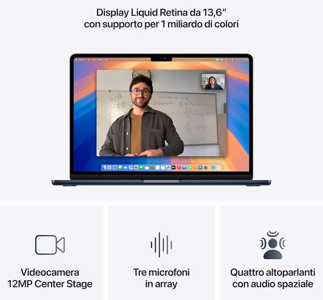 Le caratteristiche del MacBook Air 13 con chip M4