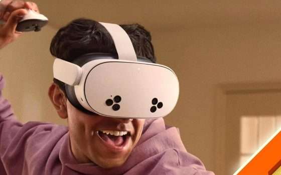 Il bundle del visore Meta Quest 3S è in offerta a tempo