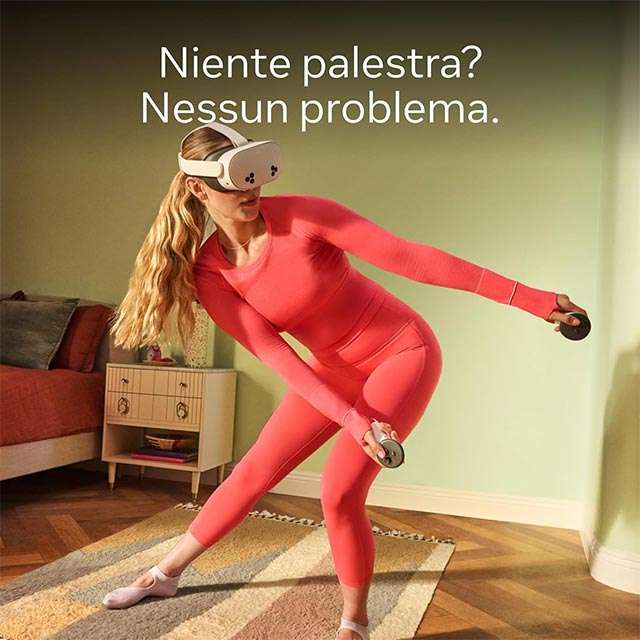 Il visore Meta Quest 3S per la realtà mista