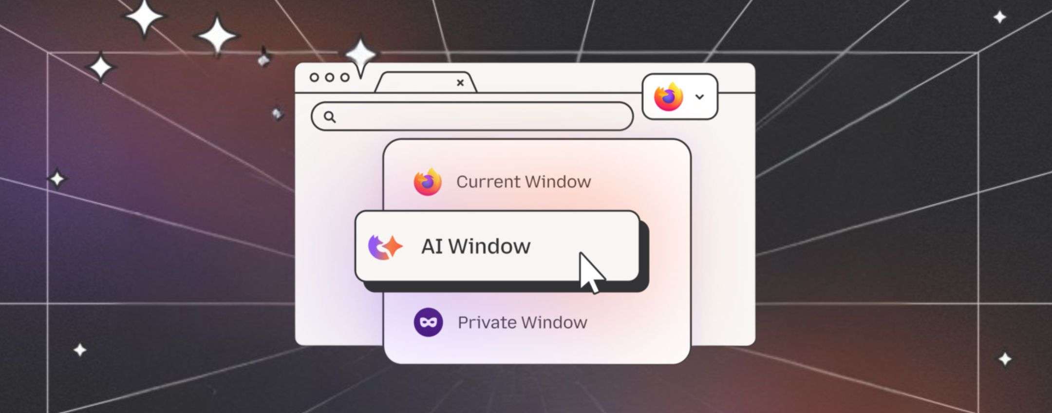 Nuova finestra di navigazione AI su Firefox
