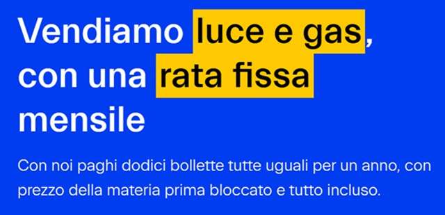 nen luce e gas a rata fissa
