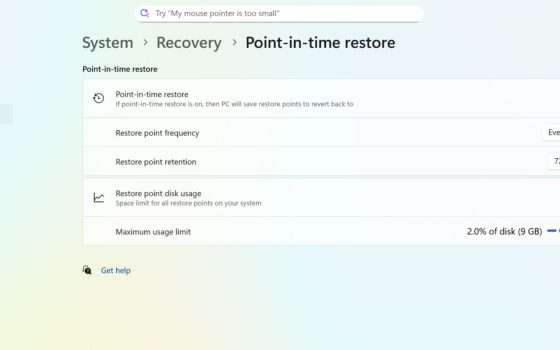 Windows 11 impara dai disastri, nuove funzioni di ripristino