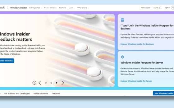 Windows Insider lancia un nuovo sito web, ma il futuro è incerto