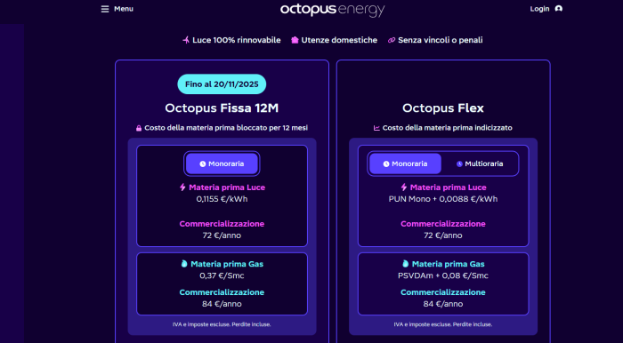 octopus energy novembre