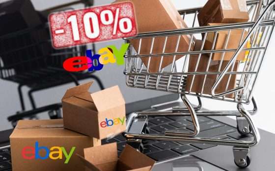 Ottieni un extra sconto del 10% su eBay grazie al nuovo super coupon
