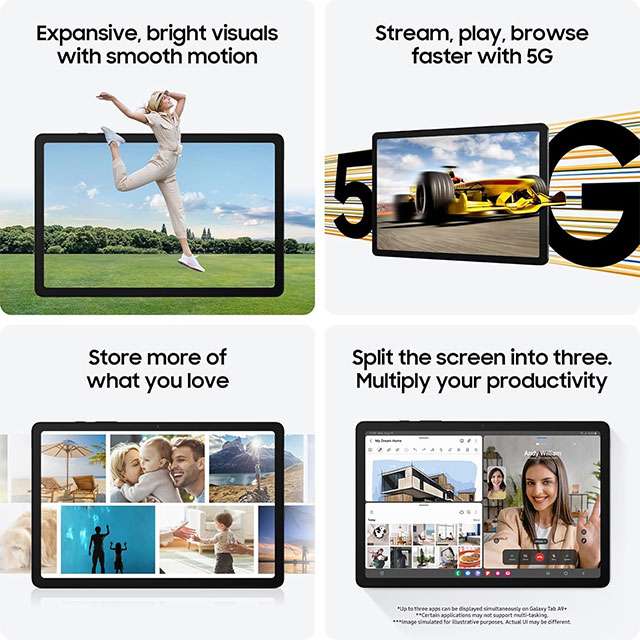 Le caratteristiche del tablet Samsung Galaxy Tab A9+