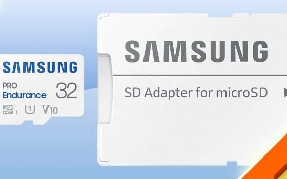 Samsung PRO Endurance: microSD+adattatore a -47% sul listino