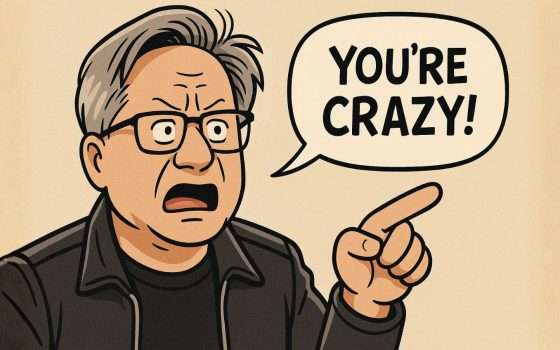 Il CEO di Nvidia, chi non usa l'AI per tutto è un pazzo...