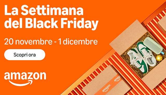 Scopri le offerte della Settimana del Black Friday su Amazon
