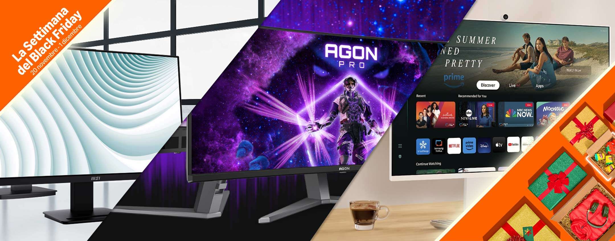 Settimana del Black Friday: monitor
