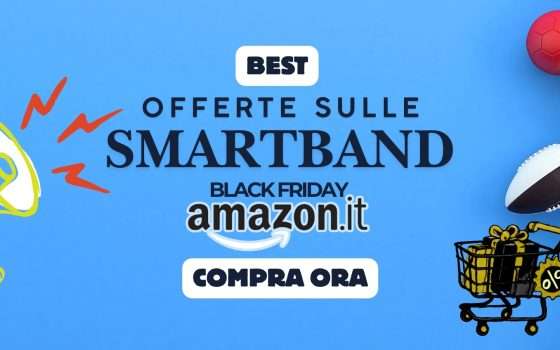 Black Friday Amazon 2025: le migliori smartband in super sconto