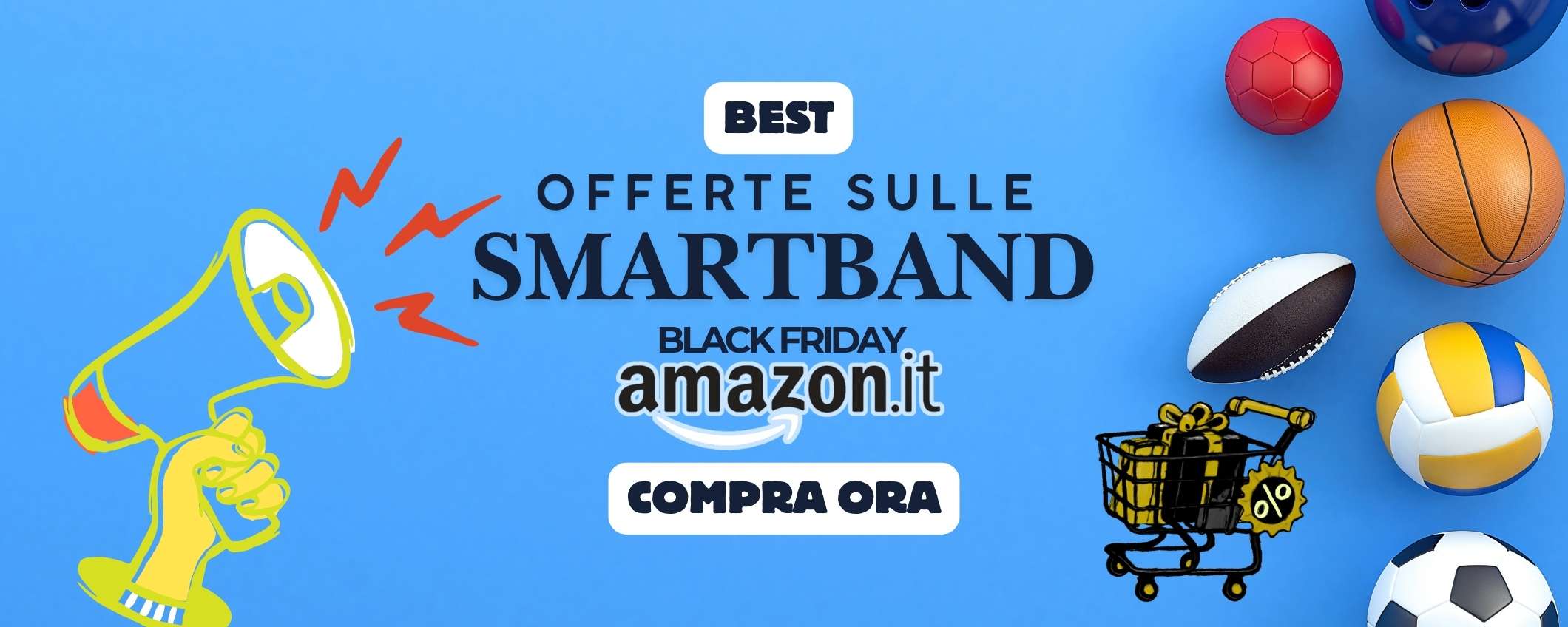 Black Friday Amazon 2025: le migliori smartband in super sconto