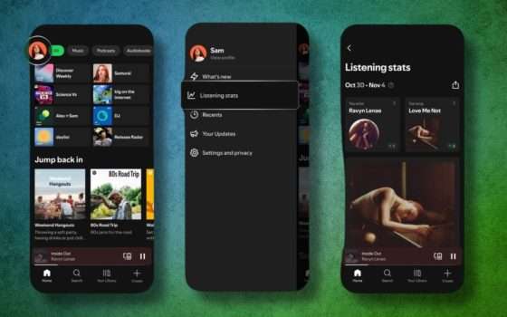 Spotify lancia le statistiche settimanali per tutti gli utenti