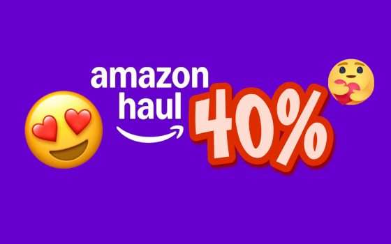 Su Amazon Haul acquisti 2 articoli a scelta e RISPARMI il 40% su TUTTO