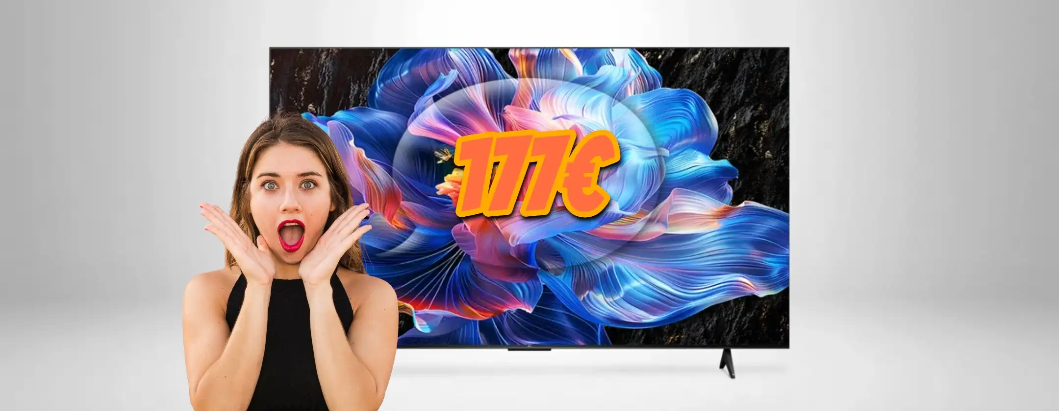 TCL Google TV 4K 43″ a soli 177€ è PURA FOLLIA su Amazon