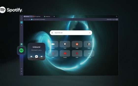 Opera lancia Sonic, tema dinamico che reagisce alla musica