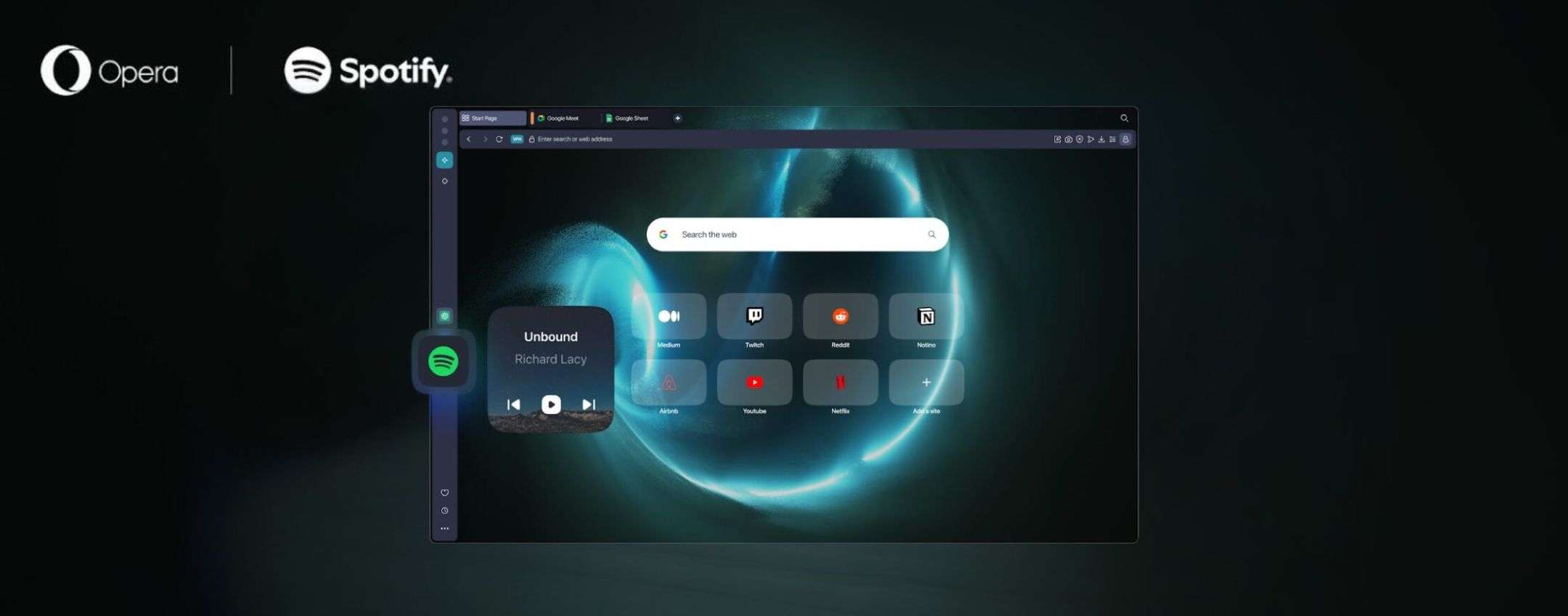 Opera Sonic, il browser che vibra al ritmo di musica