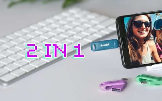 Tutto lo spazio che vuoi a soli 18€ con la Pen Drive SanDisk 128GB Type C e A