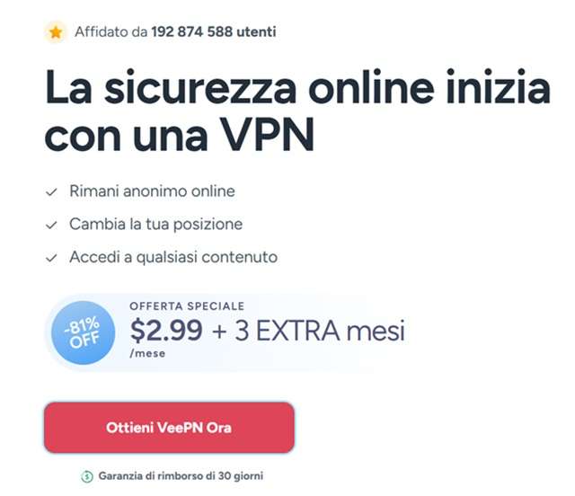 veepn offerta