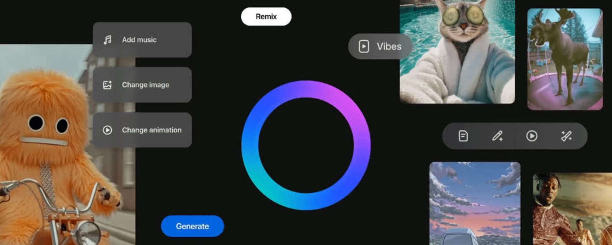 Meta lancia Vibes in Europa: il feed di video generati dall'AI