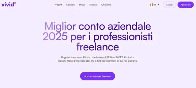 Vivid Money: il conto digitale evoluto che aiuta e agevola ogni tipo di azienda