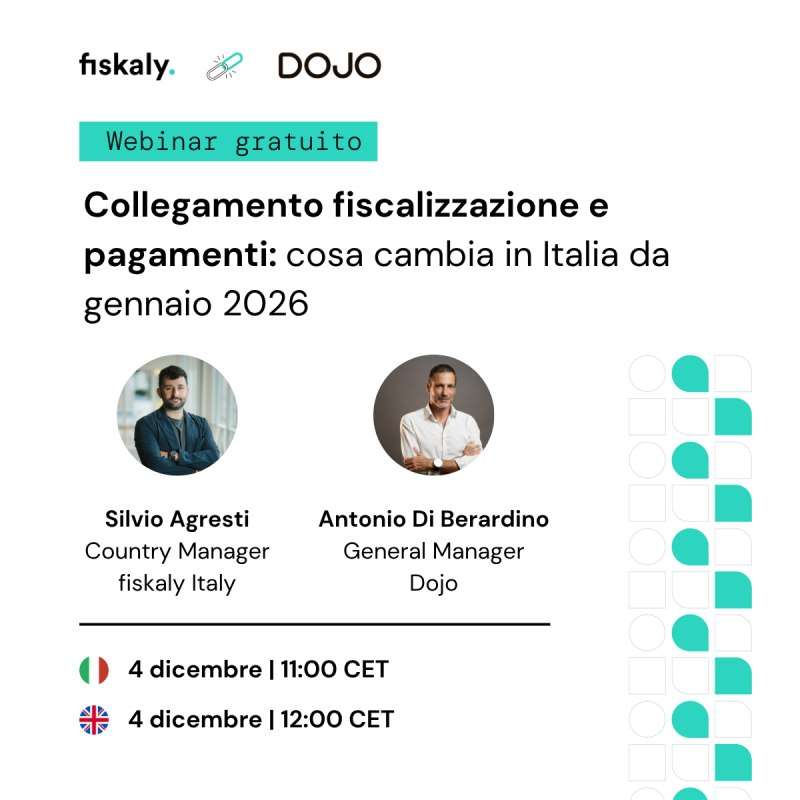 Webinar gratuito collegamento logico POS e Registratore Telematico: cosa cambia