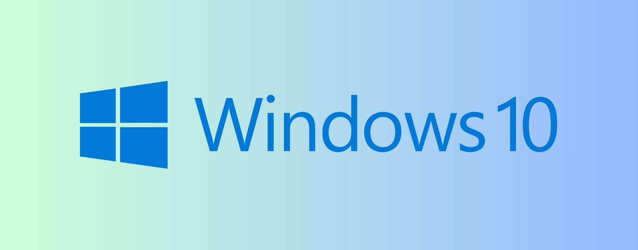 Messaggio di fine supporto per le versioni di Windows 10 supportate