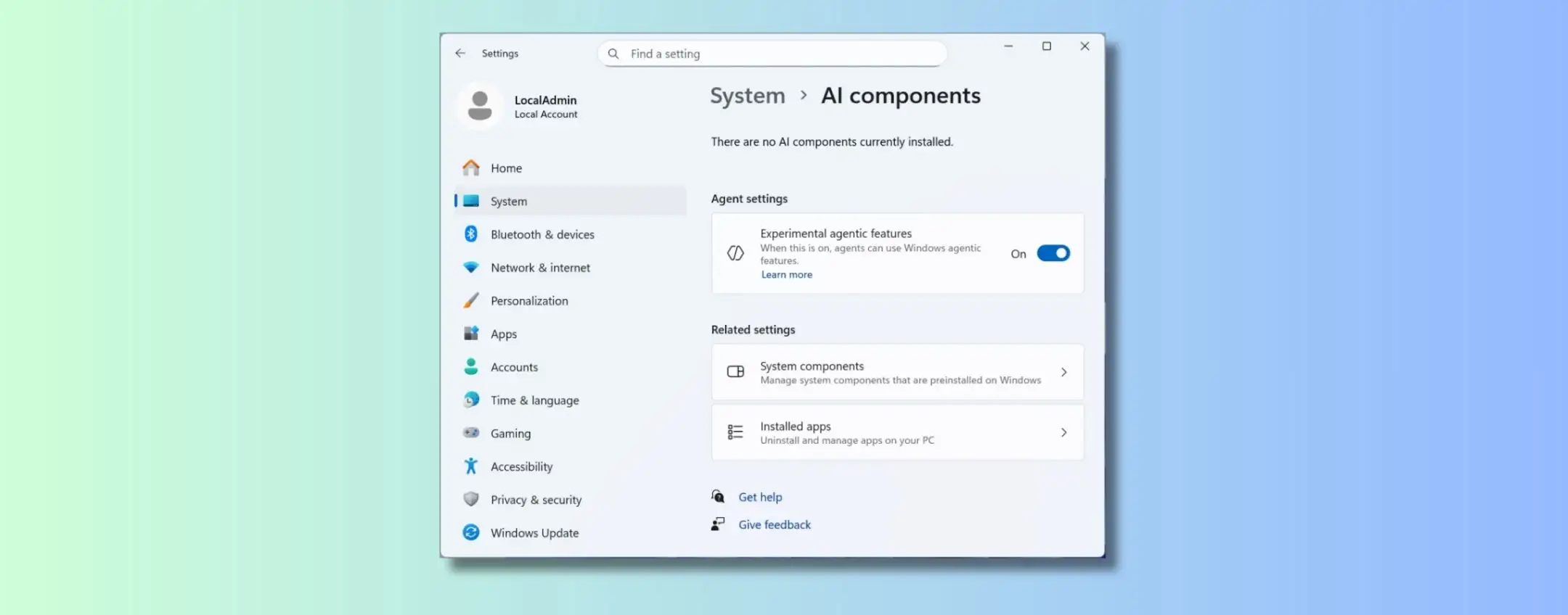 Novit di Windows 11 25H2